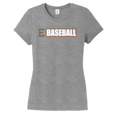 Ladies Triblend E Baseball Shirt Thumbnail