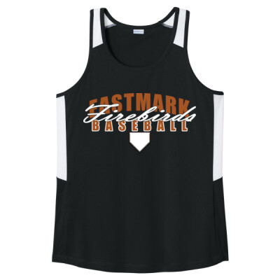 Ladies Firebirds Glitter Script Club Tank Thumbnail